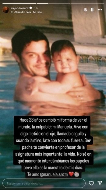 alejandro sanz, cumplea&ntilde;os hija alejandro sanz, 