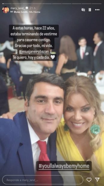 María José Campanario, aniversario María José Campanario, María José Campanario boda,
