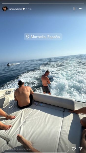  Lamine Yamal, futbolista  Lamine Yamal, vacaciones  Lamine Yamal, 