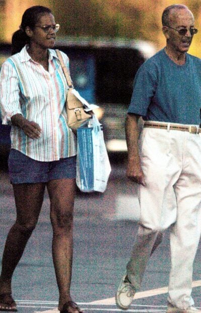 El doctor Iglesias Puga y Ronna Keitt
