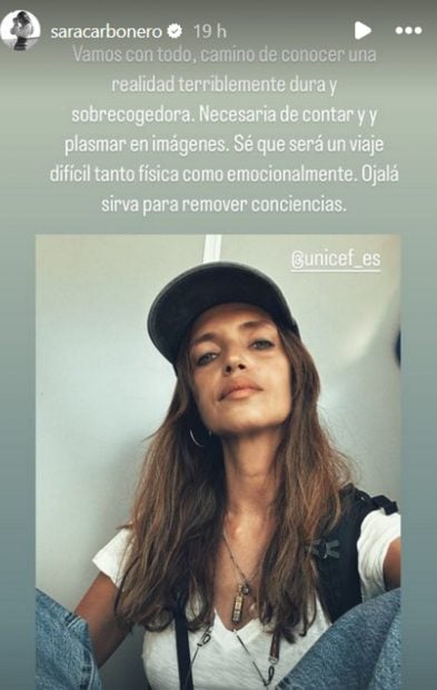 Sara Carbonero UNICEF, embarajadora Sara Carbonero UNICEF,