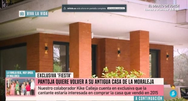 Isabel Pantoja, casa Isabel Pantoja, Isabel Pantoja la moraleja,