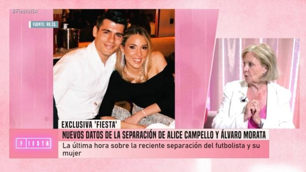 Alice y Morata, Morata Milán, Alice Campello, ruptura alice morata, separación alice morata