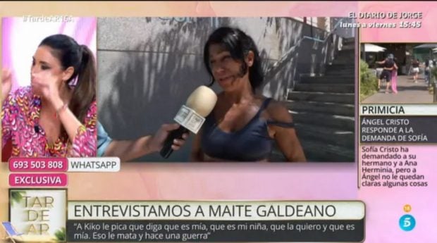 Maite Galdeano, Maite Galdeano hija, problemas Maite Galdeano,