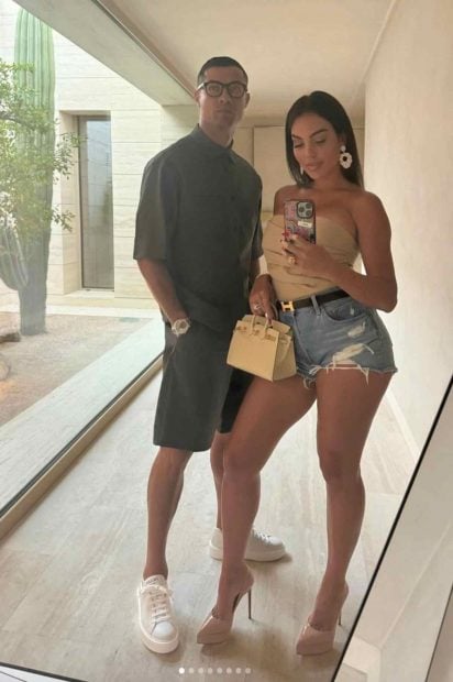 Cristiano Ronaldo y Georgina Rodríguez deslumbran con una foto conjunta en redes sociales.