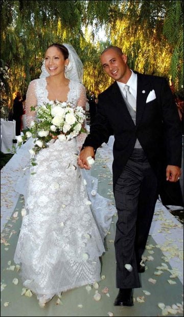 La boda de Jennifer Lopez con el bailarín Chris Judd en Calabasas. (Foto: Gtres)