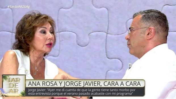 Ana Rosa, Jorge Javier, TardeAR, entrevista jorge javier