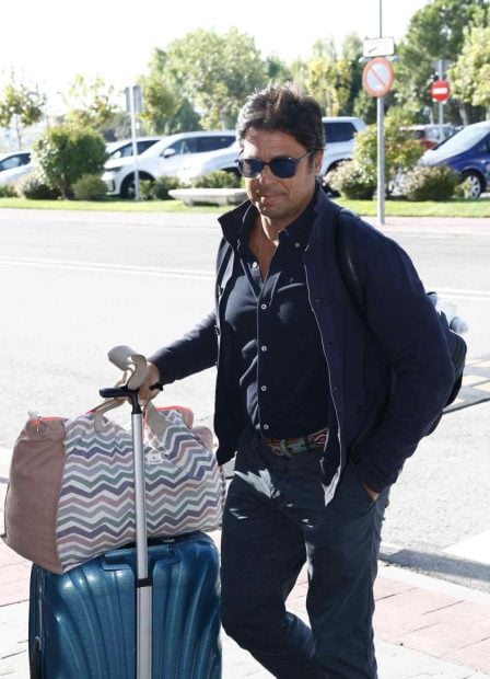 Francisco Rivera, el primero en llegar al &uacute;ltimo adi&oacute;s de Caritina Goyanes. (Foto: Gtres)