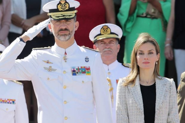 Felipe VI, rey Felipe, Escuela naval militar de mar&iacute;n, leonor militar, leonor pontevedra