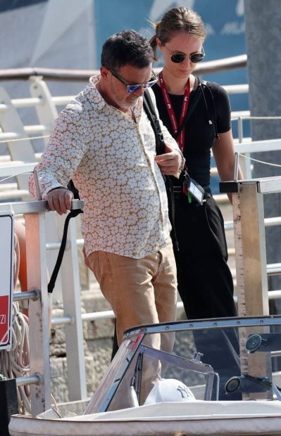 Antonio Banderas y Nicole Kimpel, Festival de Venecia