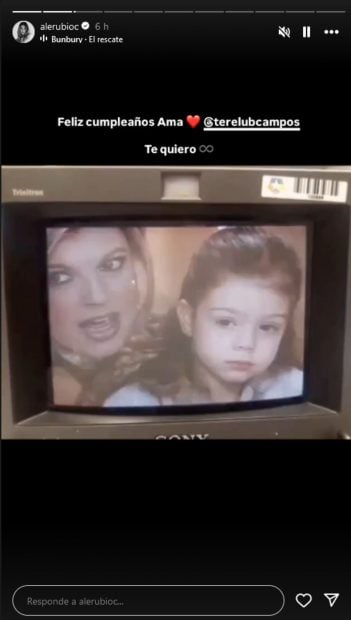 Alejandra Rubio, felicitacion Alejandra Rubio, terleu campos edad, 