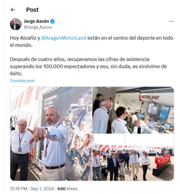 Mensaje de Jorge Azcon, corte pelo de Jorge Azcon, 