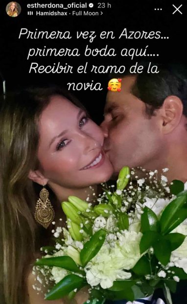 La foto de Esther Do&ntilde;a con su posible nueva pareja. (Foto: Redes Sociales)