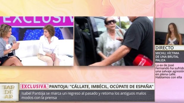 Ana Rosa Quintana, Isabel Pantoja, Isabel Pantoja micr&oacute;fono, Tardear