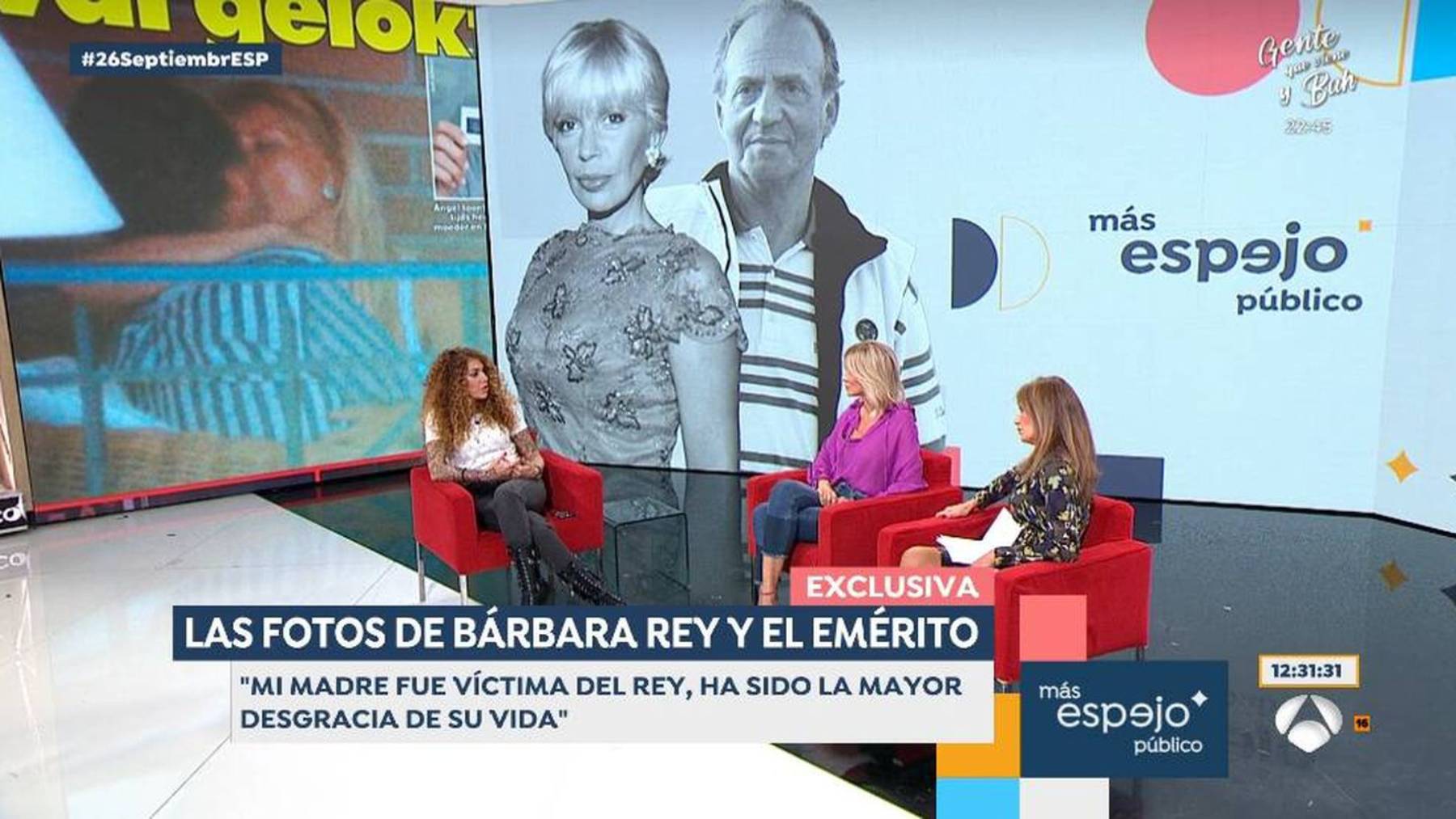 Susanna Griso, Sof&iacute;a Cristo, Susanna Griso Sof&iacute;a Cristo, B&aacute;rbara Rey