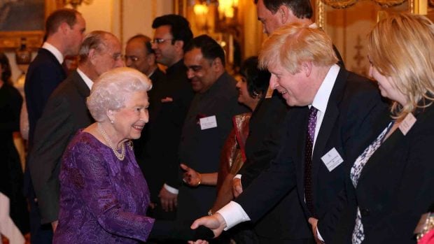 Boris Johnson, Reina Isabel, c&aacute;ncer