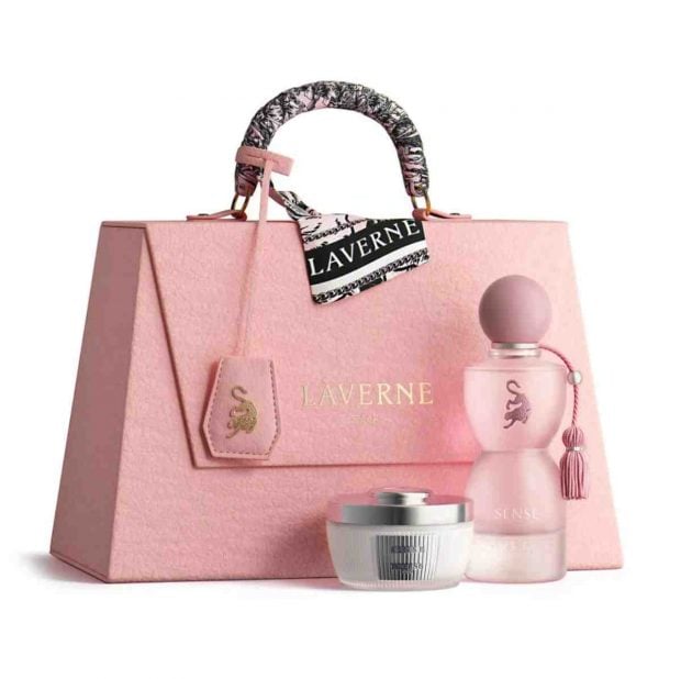 Así es el packaging de Sense, el perfume de Georgina Rodríguez. (Redes Sociales)