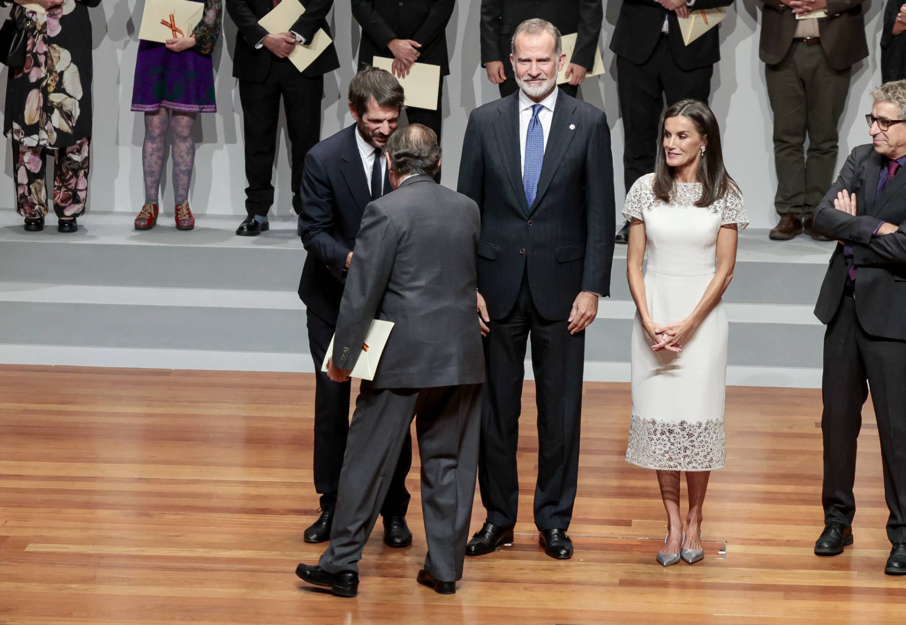 Los Reyes Felipe y Letizia en los Premios Nacionales de Cultura. (Foto: Gtres)