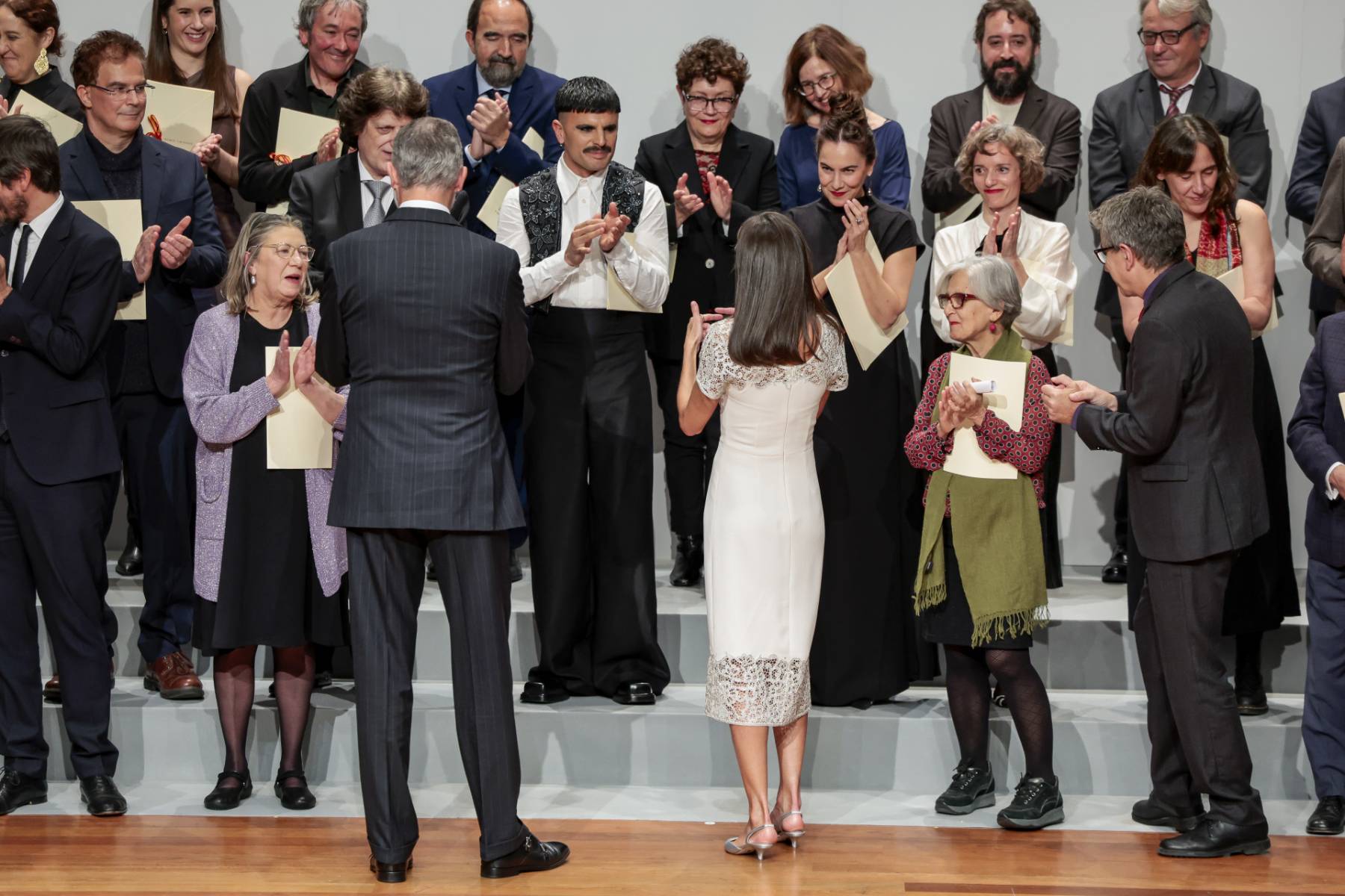 Los Reyes Felipe y Letizia en los Premios Nacionales de Cultura. (Foto: Gtres)
