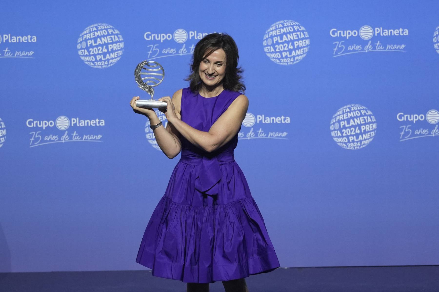 Paloma S&aacute;nchez-Garnica en el Premio Planeta 2024. (Foto: Gtres)