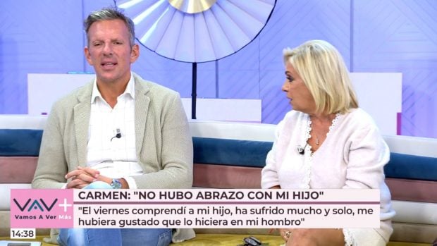 Carmen Borrego, Jos&eacute; Mar&iacute;a Almoguera, hijo Carmen Borrego, de viernes, entrevista carmen borrego
