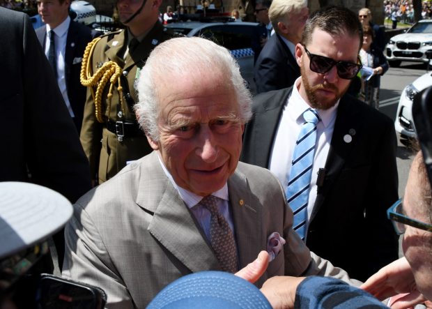 rey Carlos III, rey Carlos III australia, rey Carlos III viaje,