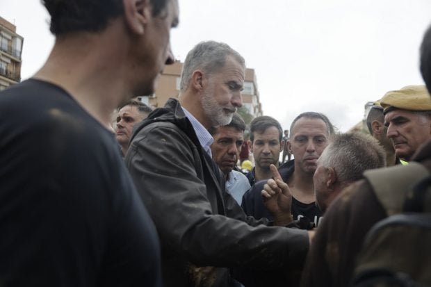 Rey Felipe VI, DANA Rey Felipe VI,