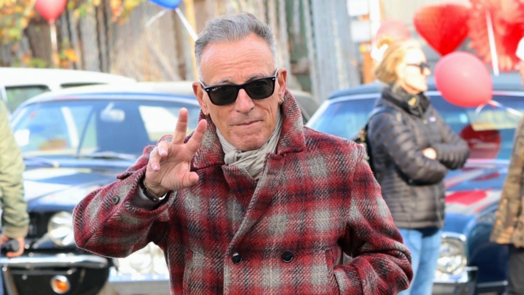 Bruce Springsteen durante el rodaje de su biopic. (Foto: Gtres)