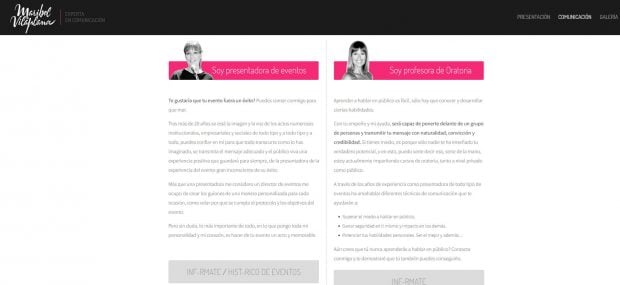 P&aacute;gina web de Maribel Vilaplana, carlos mazon, 