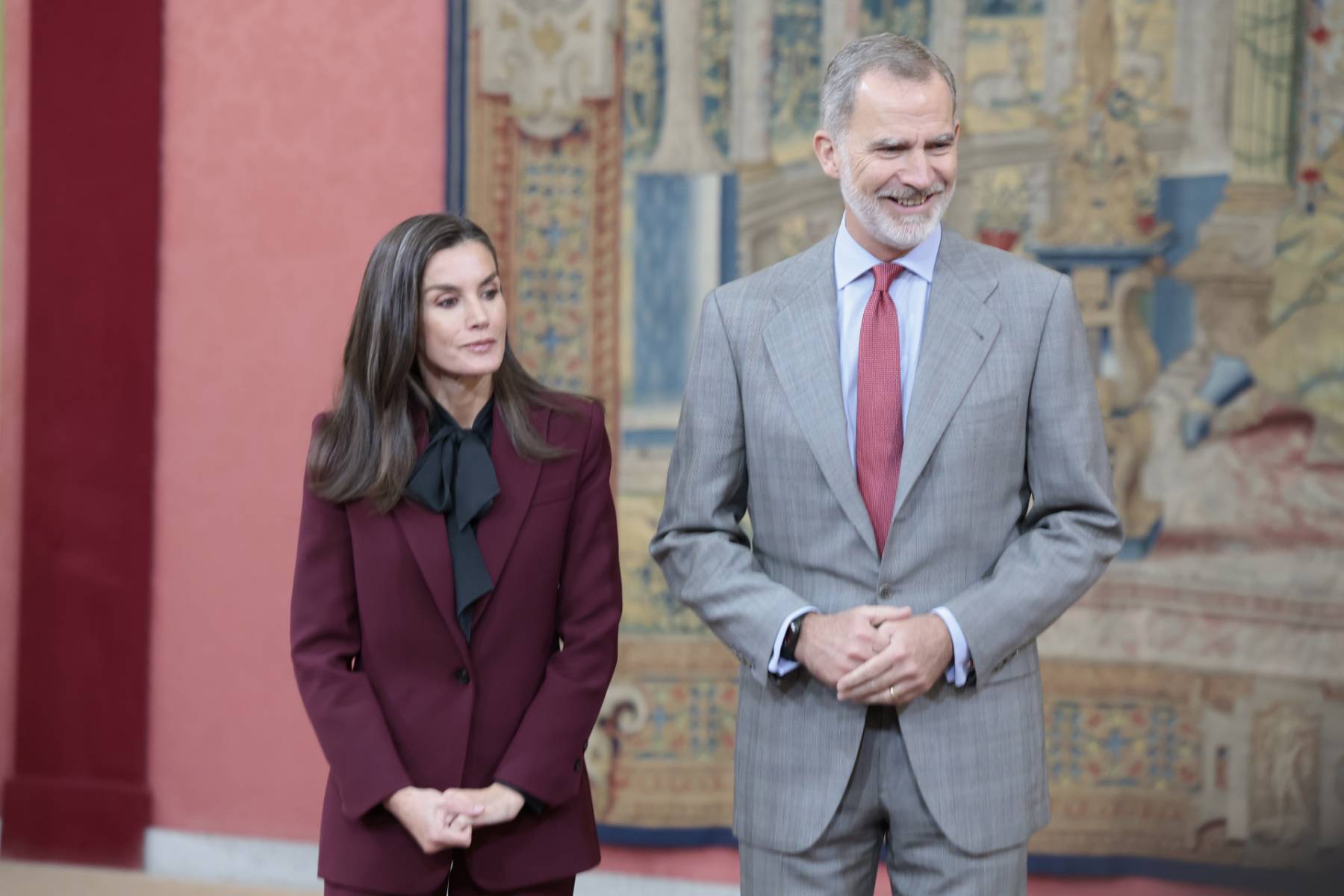 reyes Felipe Letizia, Mercedes Ara&uacute;jo, Carmen Castiella