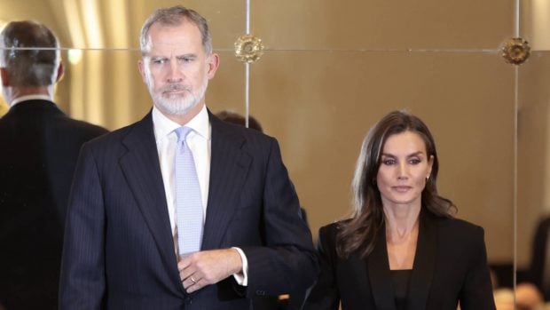 reyes Felipe Letizia, Mercedes Ara&uacute;jo, Carmen Castiella