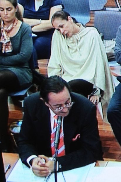 Julián Muñoz y Pantoja durante el juicio por el "Caso Malaya". (Foto: Gtres)