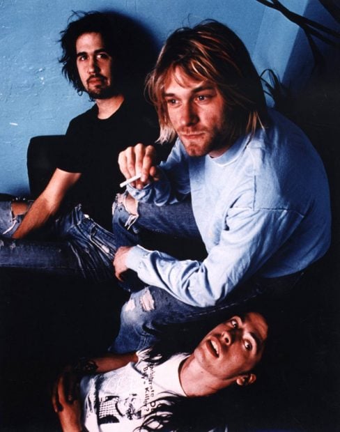 El m&uacute;sico y compositor estadounidense Kurt Cobain con Nirvana. (Foto: Gtres) 