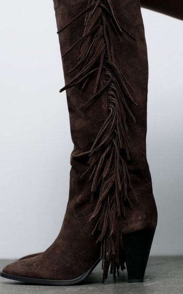 faldas largas y botas
