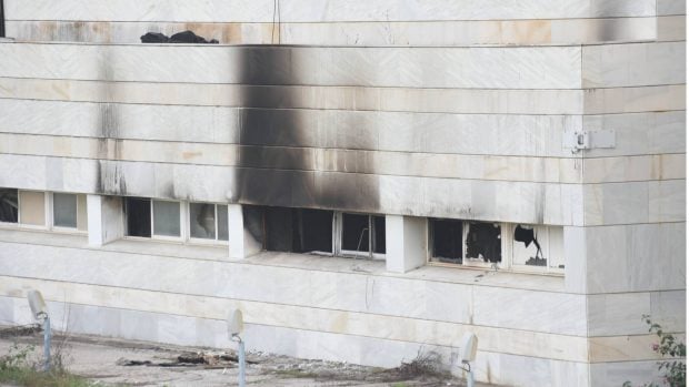 Auditorio Roc&iacute;o Jurado despu&eacute;s del incendio