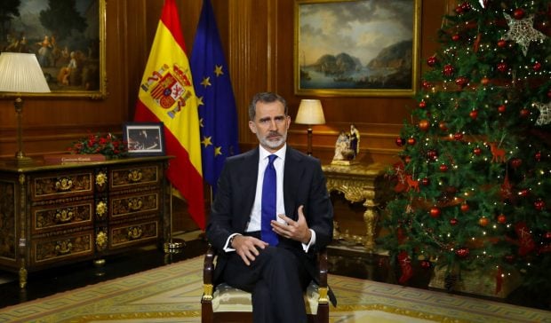 Felipe VI, Felipe VI navidad, zarzuela decoracion navidad,
