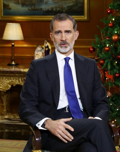 Felipe VI, Felipe VI navidad, zarzuela decoracion navidad,