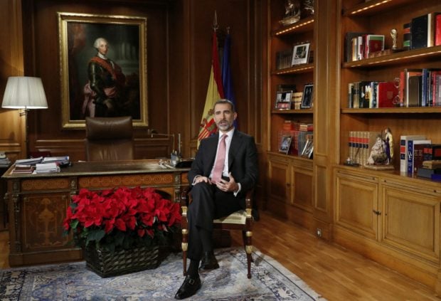 Felipe VI, Felipe VI navidad, zarzuela decoracion navidad,