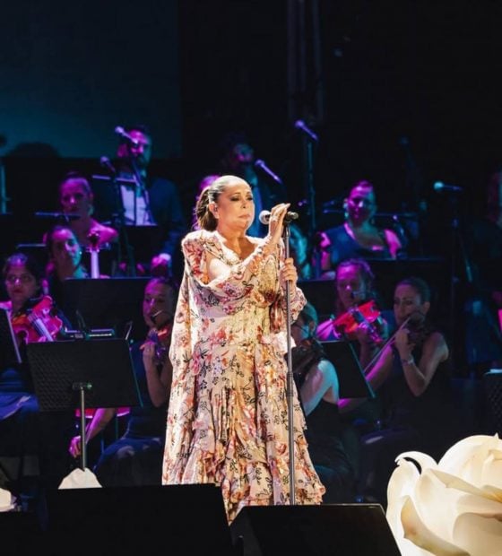 Isabel Pantoja en uno de sus conciertos. (Foto: Redes Sociales)
