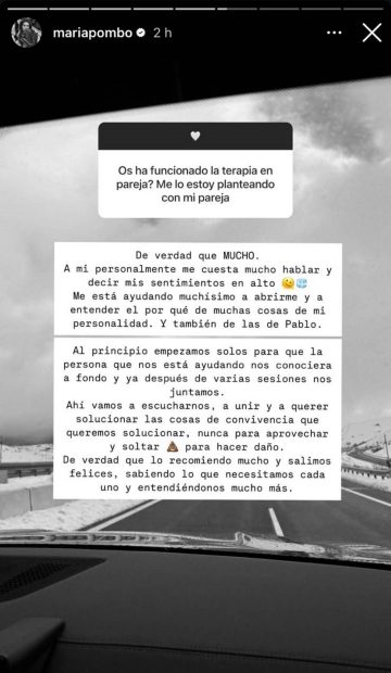 María Pombo, Pablo Castellano