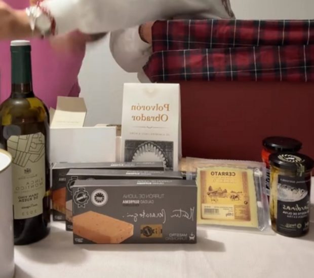 Navidad Inditex, cesta Navidad de Inditex, 