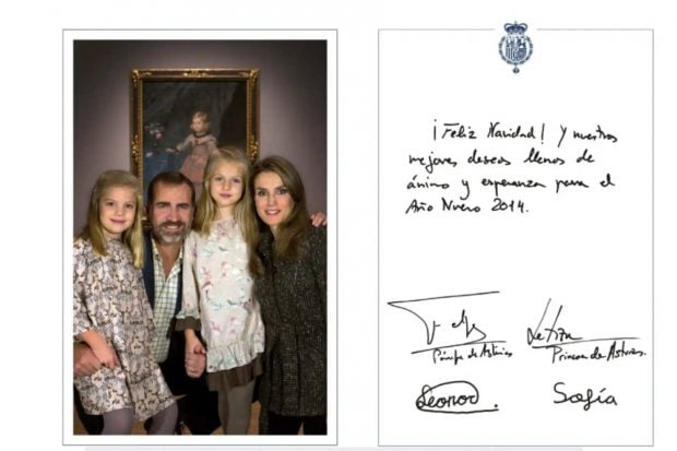 Reyes, Felipe, Letizia, felicitaci&oacute;n navidad reyes
