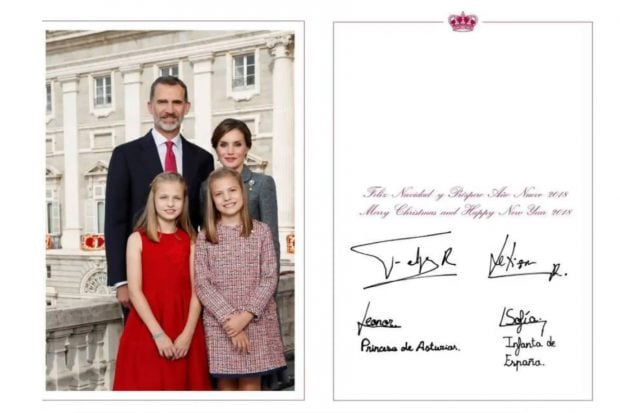 Reyes, Felipe, Letizia, felicitaci&oacute;n navidad reyes