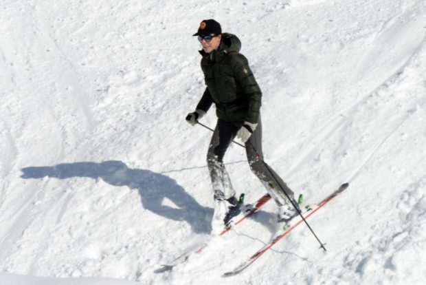 Carolina de M&oacute;naco practicando esqu&iacute;. (Foto: Gtres)