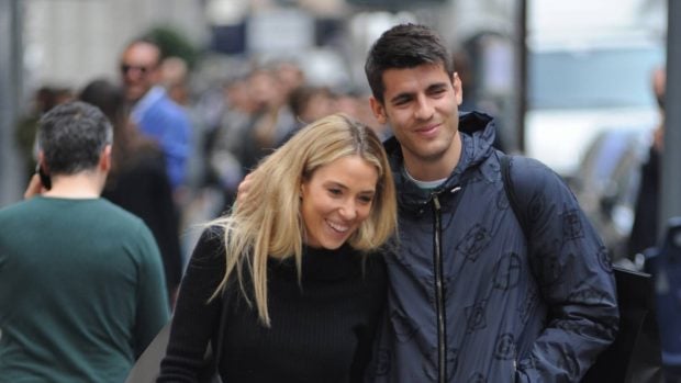 Alice Campello y &Aacute;lvaro Morata, Morata, Alice Campello