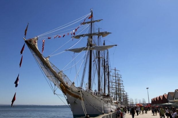 Buque Escuela Juan Sebasti&aacute;n Elcano. (Foto: Armada Espa&ntilde;ola).