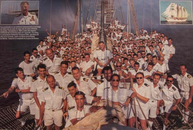 Tripulaci&oacute;n de Juan Sebasti&aacute;n Elcano de 1996/97