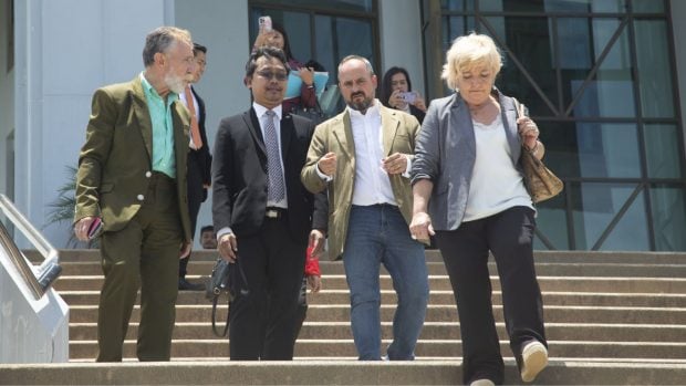 Marcos Garc&iacute;a-Montes durante el juicio en Tailandia. (Foto: Gtres)