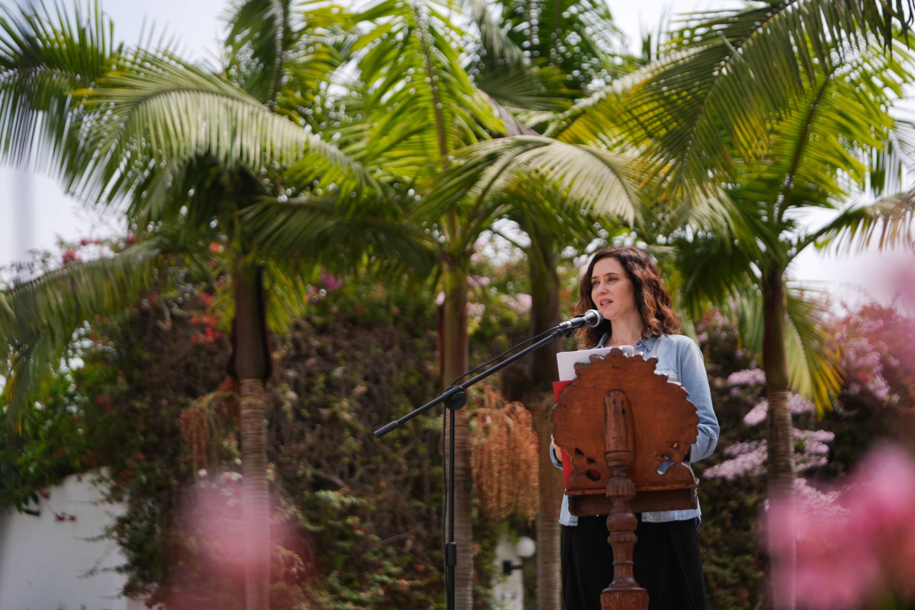 Isabel D&iacute;az Ayuso, D&iacute;az Ayuso Per&uacute;, Isabel viaje institucional