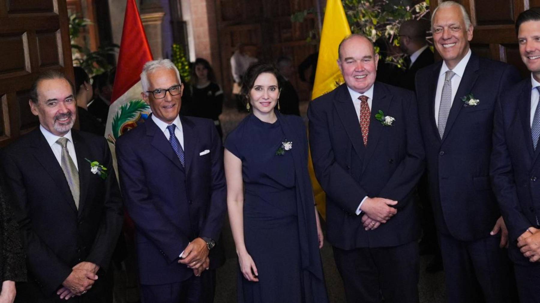 Isabel D&iacute;az Ayuso, D&iacute;az Ayuso Per&uacute;, Isabel viaje institucional